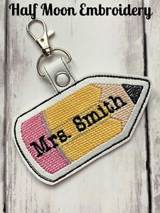 Mrs. Smith Pencil Bag Tag