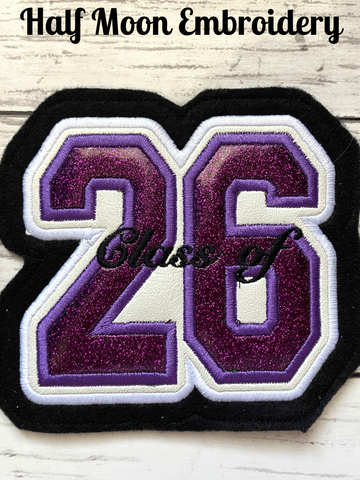 Class of 26 Letterman Jacket Patch