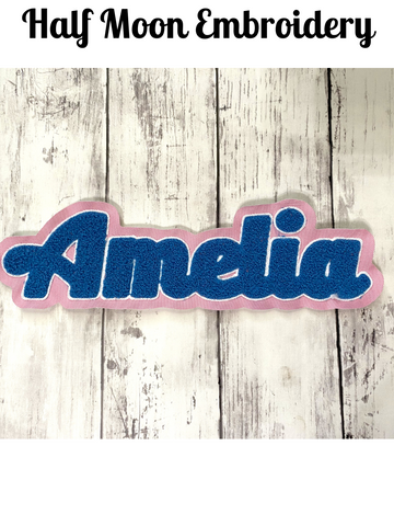 Amelia Chenille Letterman Jacket Patch