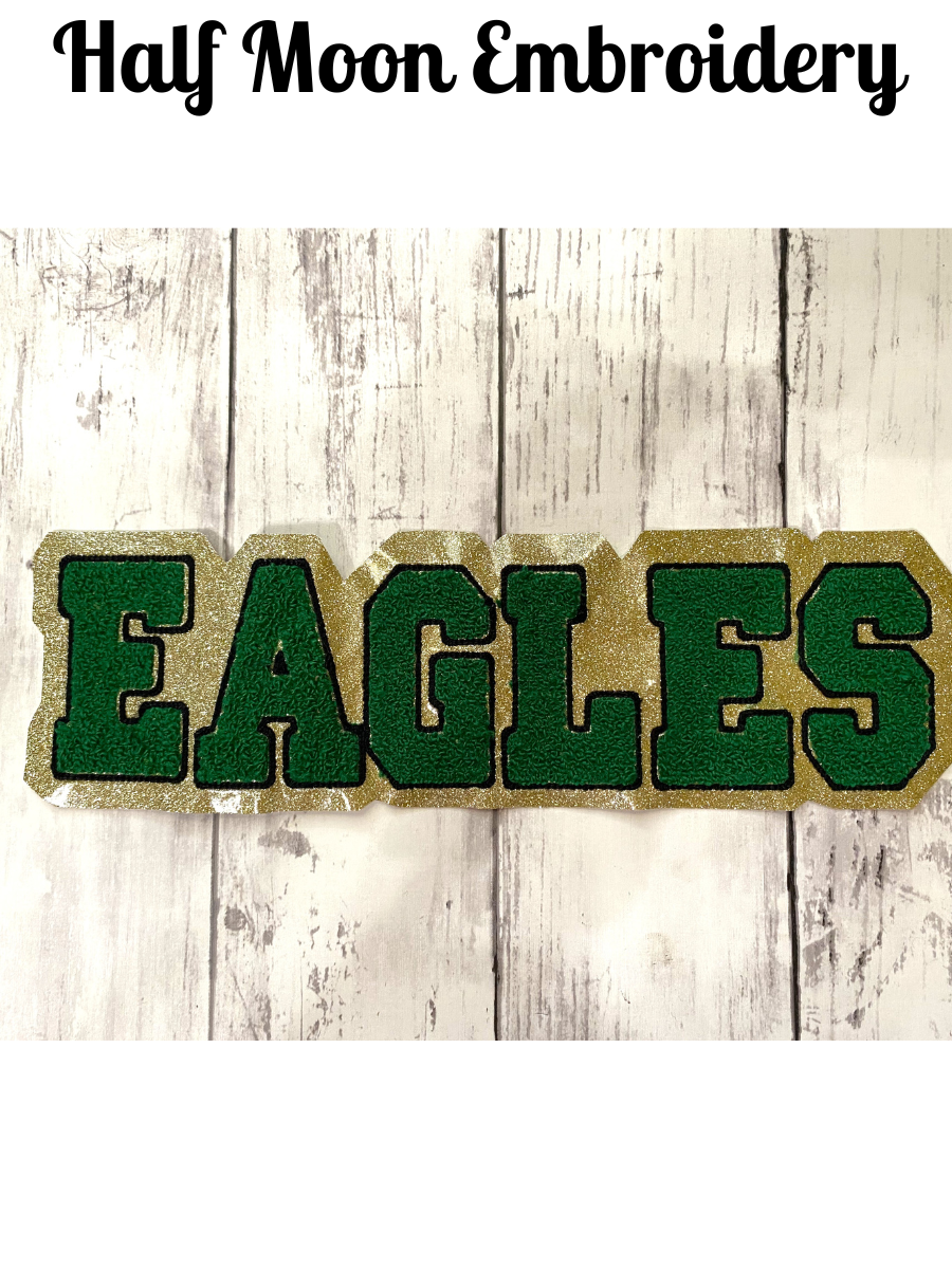 Eagles Chenille Letterman Jacket Patch