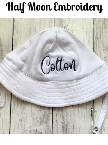 Colton White Bucket Hat 12-18 Months