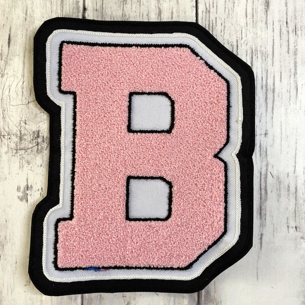 Chenille Varsity Letter With Achievement Patches
