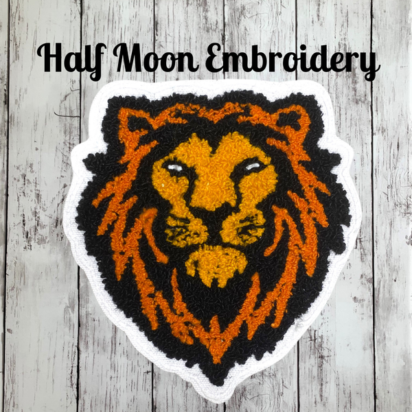 Chenille Lion Letterman Jacket Patch