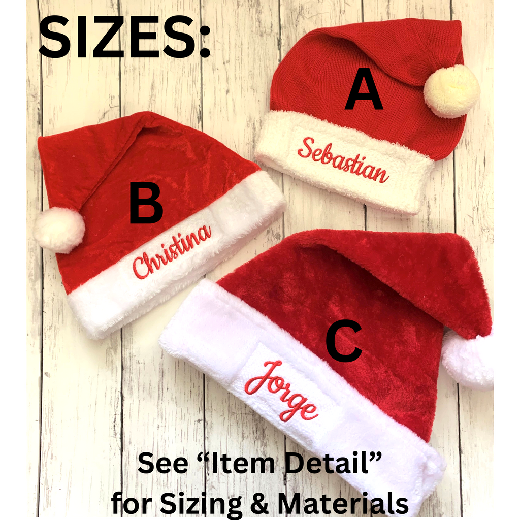 Personalized toddler online santa hat