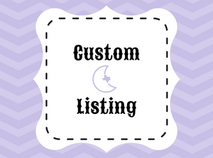 Custom Listing for Chris Carter