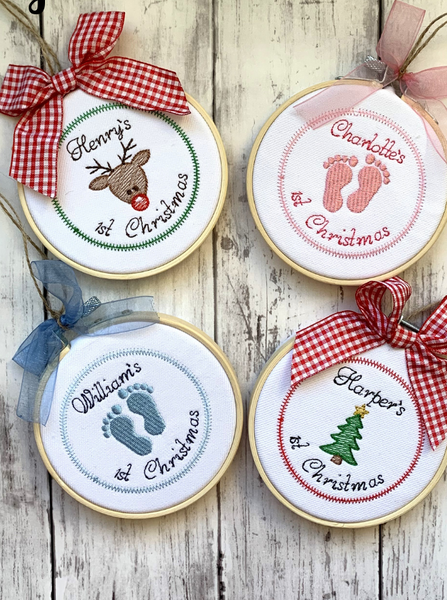 Personalized Baby's First Christmas Ornaments