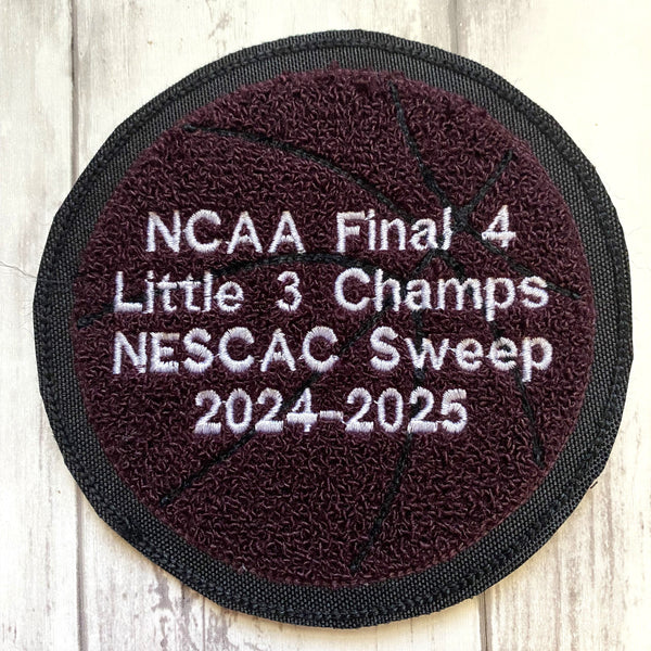 Personalized Chenille Basketball Letterman Jacket Patch