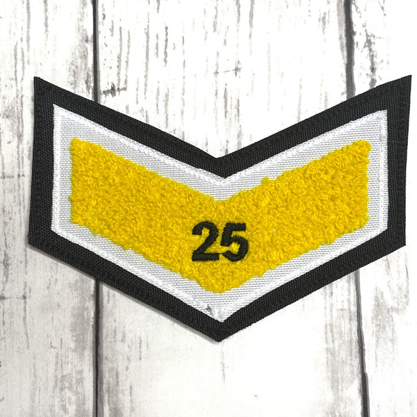 Chenille Chevron Letterman Jacket Patch