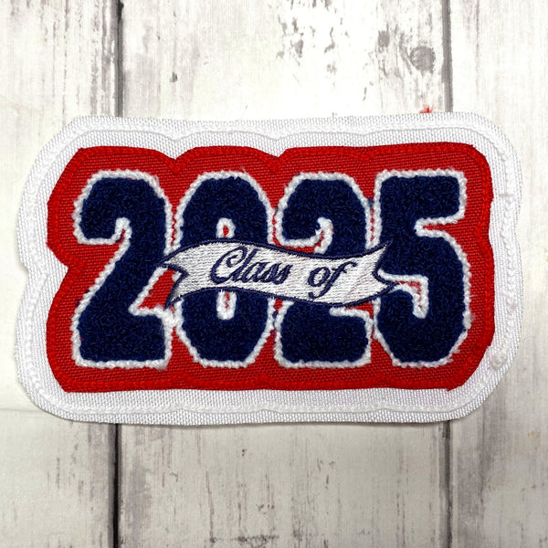 Chenille Graduation Year Letterman Jacket Patch 4-Digit