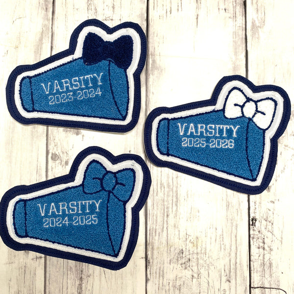 Chenille Megaphone Letterman Jacket Patch