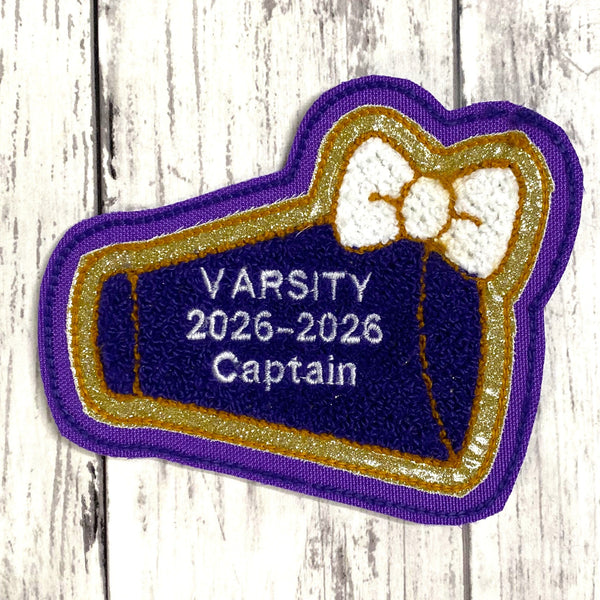 Chenille Megaphone Letterman Jacket Patch