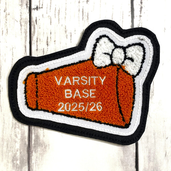 Chenille Megaphone Letterman Jacket Patch