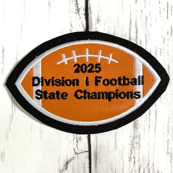 Vinyl Football Letterman Jacket Patch