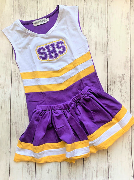 Shiner Comanche Cheer Uniform Design 3