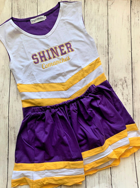 Shiner Comanche Cheer Uniform Design 2