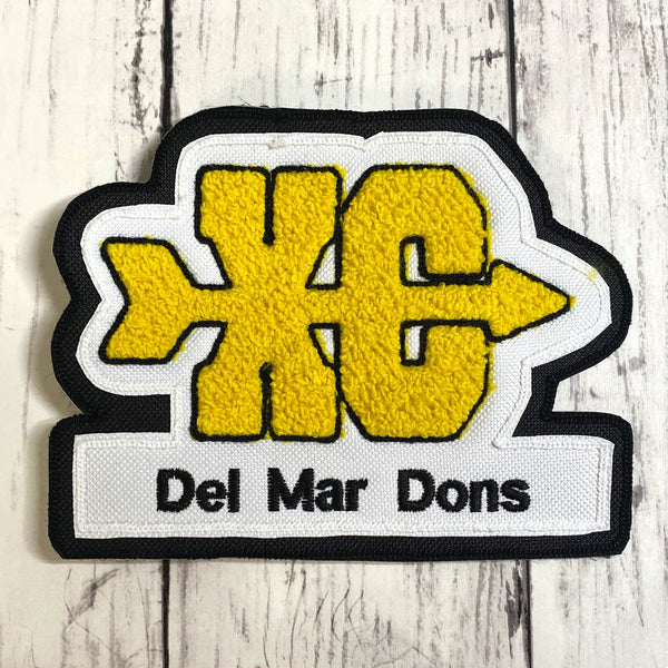 Chenille Cross Country Letterman Jacket Patch