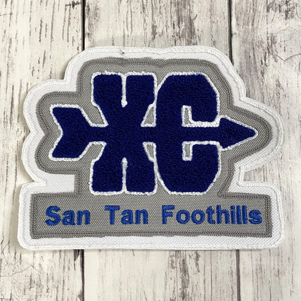 Chenille Cross Country Letterman Jacket Patch