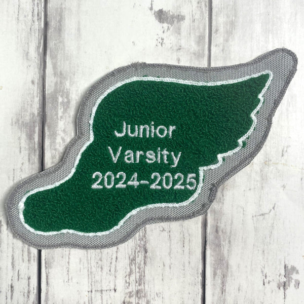 Chenille Track & Field Letterman Jacket Patch