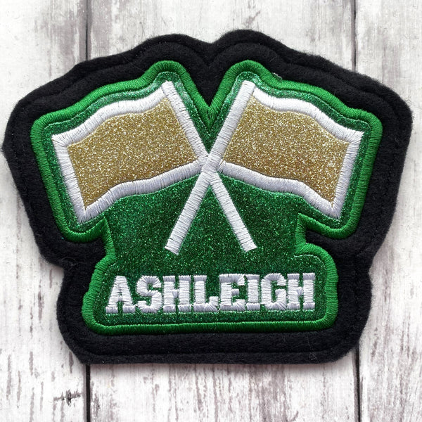 Vinyl Color Guard Letterman Jacket Patch