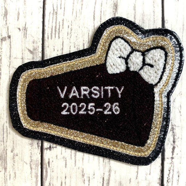 Chenille Megaphone Letterman Jacket Patch