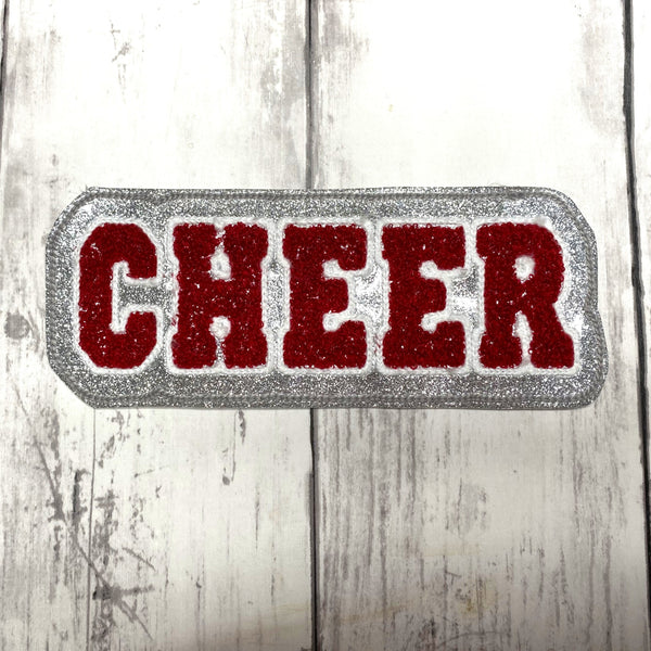 Chenille Name Letterman Jacket Patch in Varsity Letters