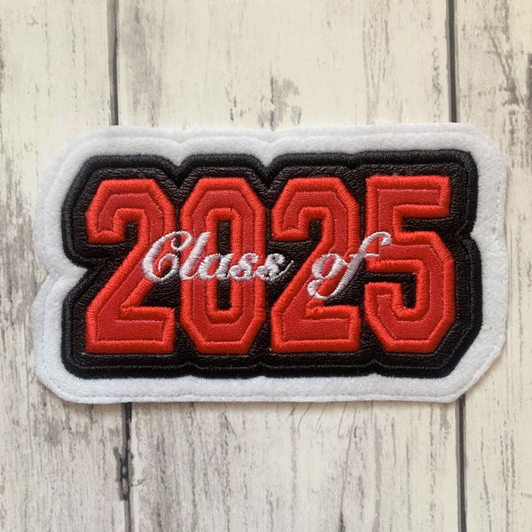 Vinyl Graduation Year Letterman Jacket Patch 4-Digit