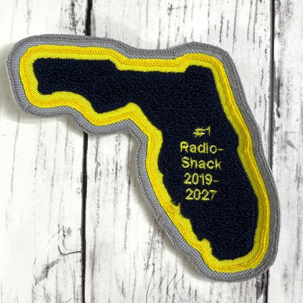 Chenille State of Florida Letterman Jacket Patch