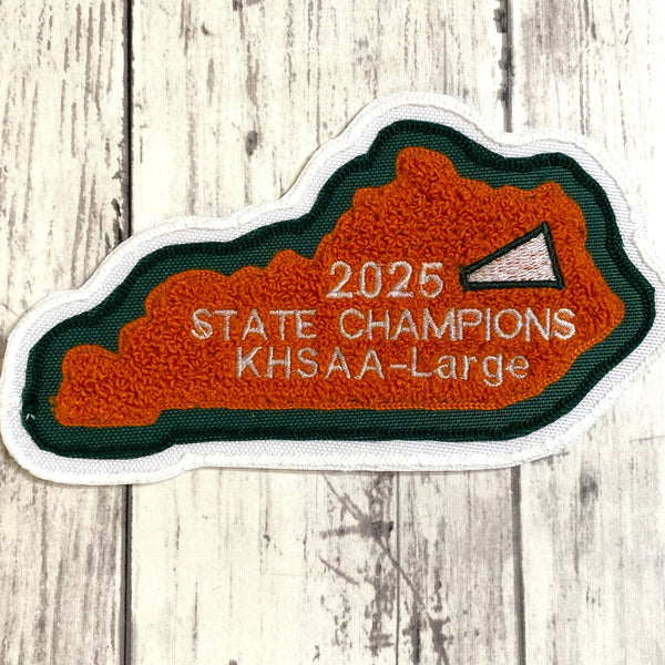 Chenille State of Kentucky Letterman Jacket Patch