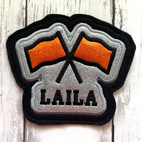 Vinyl Color Guard Letterman Jacket Patch