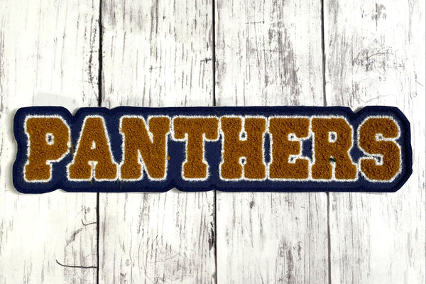 Chenille Name Letterman Jacket Patch in Varsity Letters