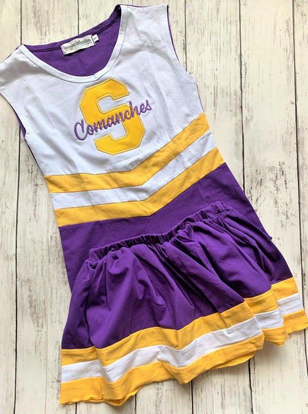 Shiner Comanche Cheer Uniform Design 1