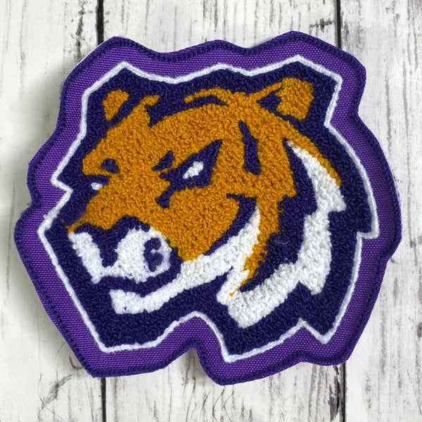 Chenille Tiger Letterman Jacket Patch