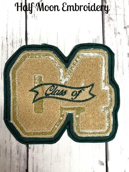 Chenille Graduation Year Letterman Jacket Patch 2-Digit