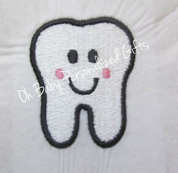 Tooth Embroidery Design