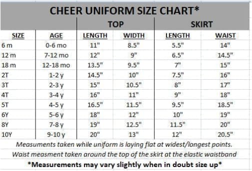 #15 Blue Gold & White Cheer Uniform