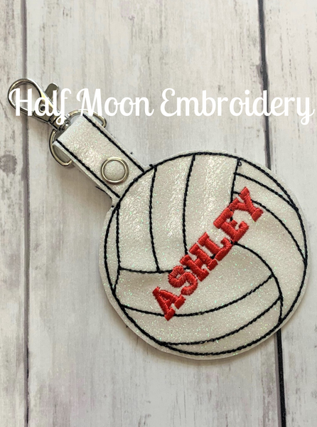 Personalized Volleyball Bag Tag