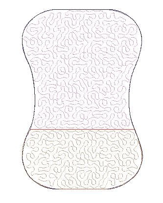 ITH burp cloth embroidery design