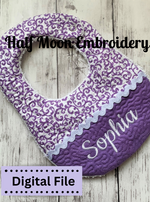 ITH Baby Bib Embroidery Design