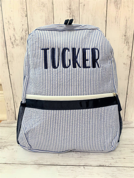 Seersucker Backpack