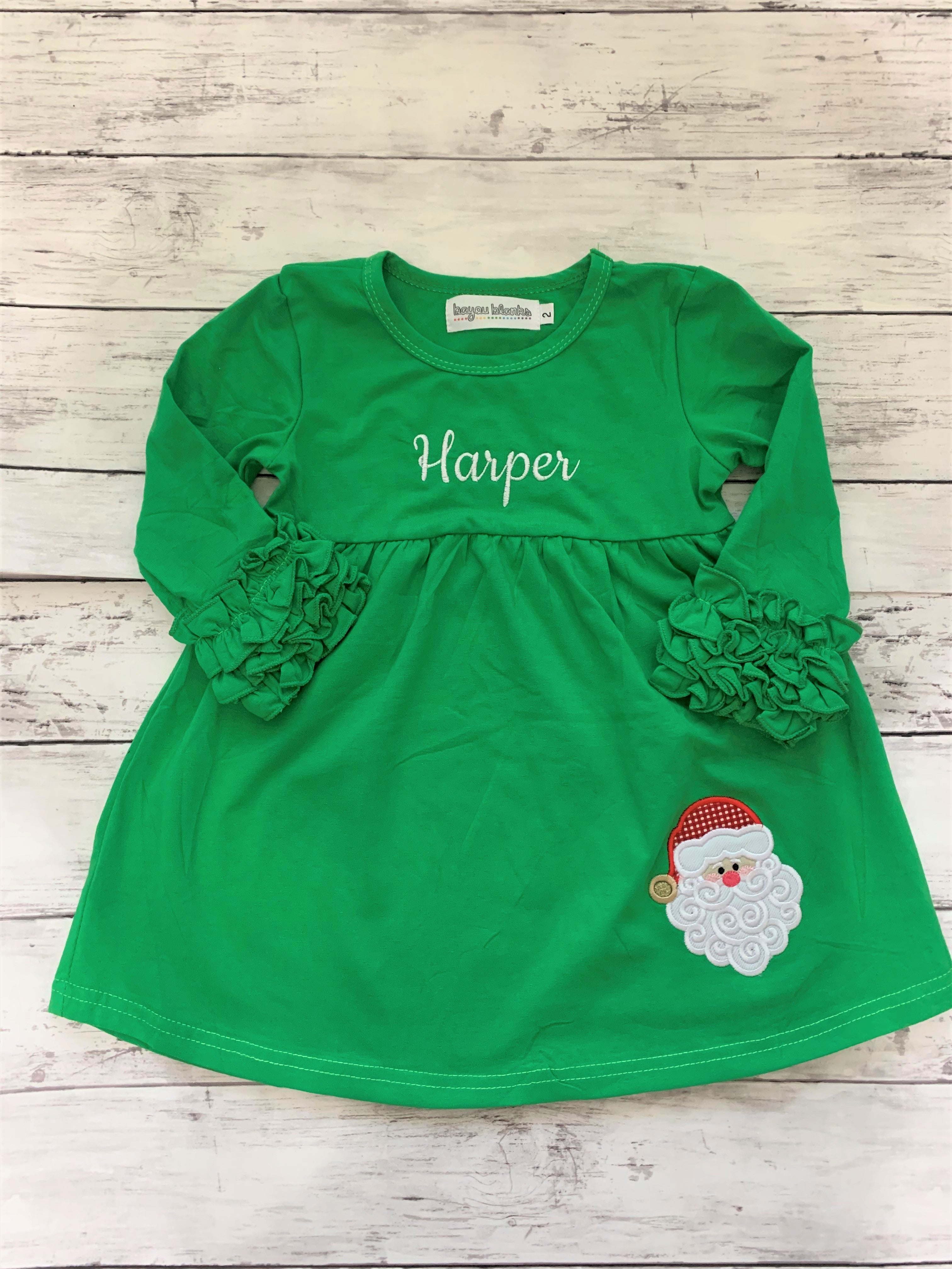 Personalized Christmas Dress for Girls