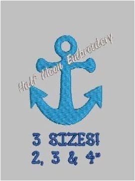 Anchor Embroidery Design