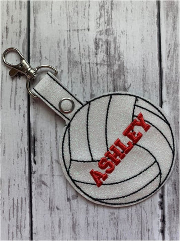 "Ashley" Volleyball Bag Tag