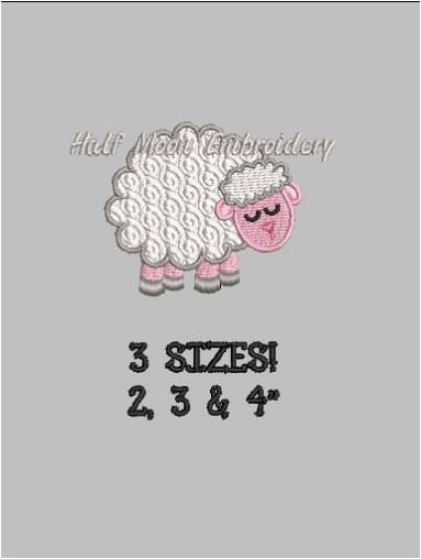 Sheep Embroidery Design