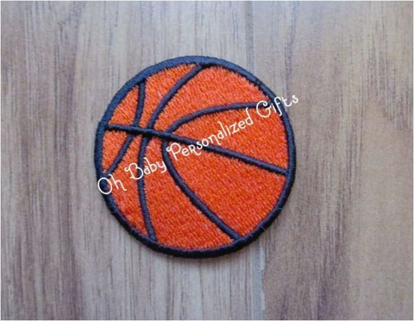 Basketball Embroidery Design