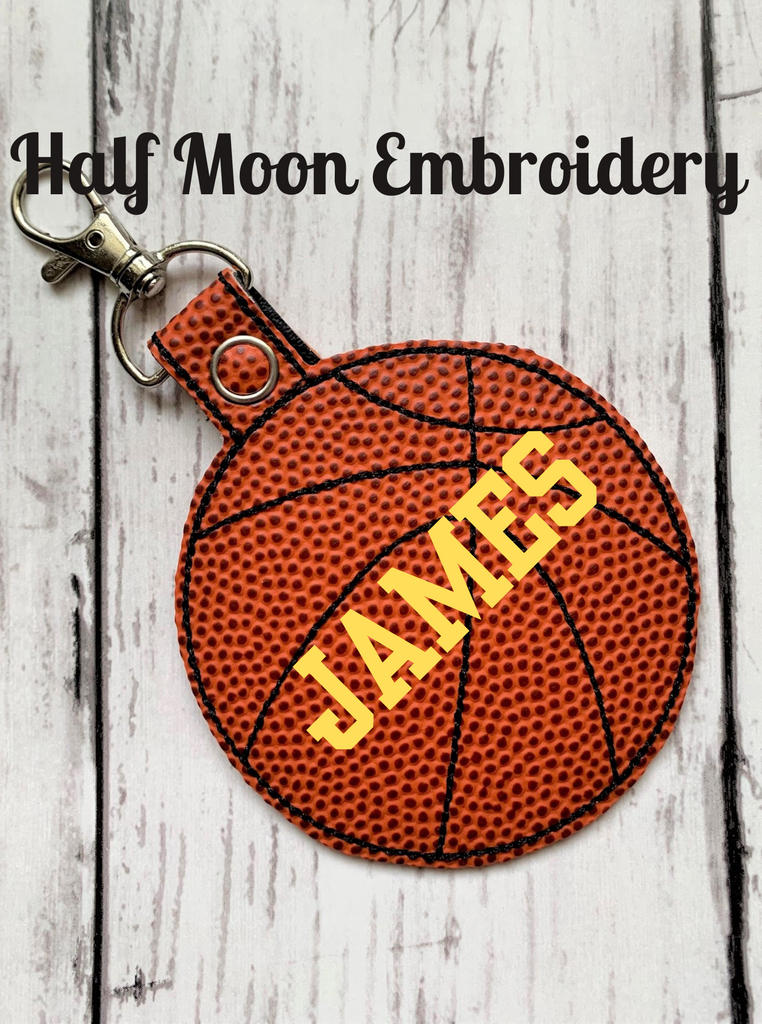 Personalized Basketball Keychain 