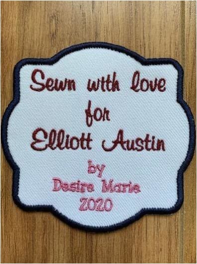 Personalized Birth Announcement Patch