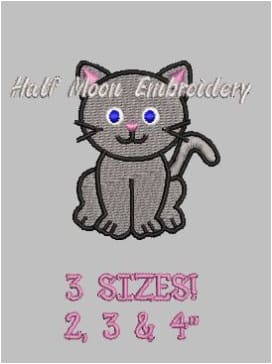 Cat Embroidery Design