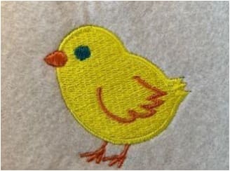 Chick Embroidery Design freeshipping - Half Moon Embroidery