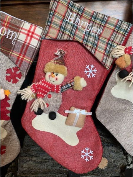 Christmas Stockings - Snowman