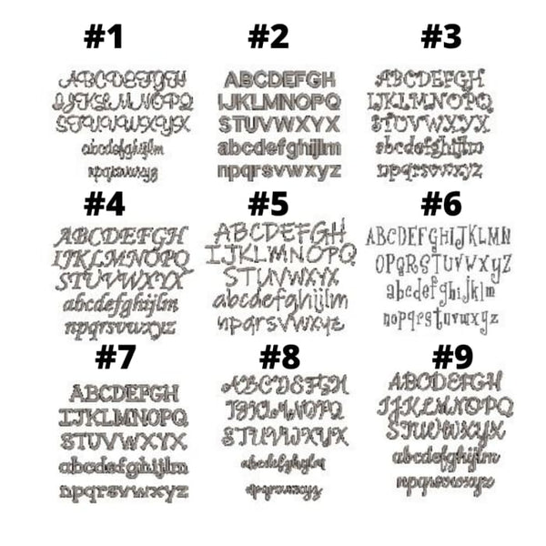 Font Style Numbers